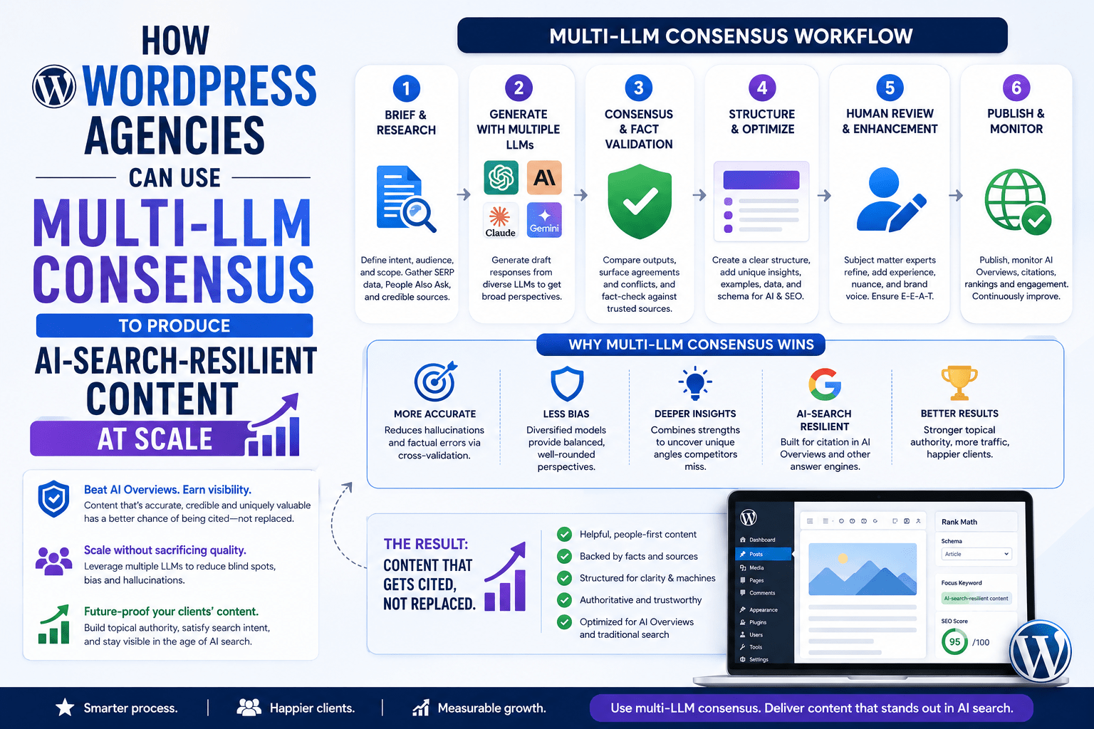 How Wordpress Agencies Can Use Multi-Llm Consensus To Produce Ai-Search-Resilient Content At Scale