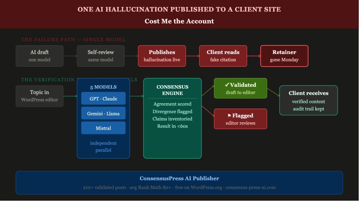 One Ai Hallucination Published To A Client Site Cost Me The Account